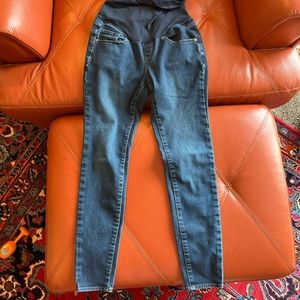 LED Size 6 blue maternity jeans